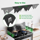Stainless Steel Stove Gap Covers Adjustable Filler 2 Pack  Guard Range Trim Kit