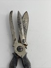 Antique Tri Blade Denmark Norwegian Grape Shears Scissors