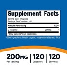Nutricost L-theanine 200mg  120 Capsules  Double Strength - Non-gmo  Gluten Free