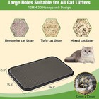 Coziwow Cat Litter Mat 2-layer Non-slip Trapping Mat Easy To Clean 24  X 16 