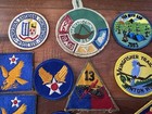 Lot Of 18 Vintage Patches Boy Scouts Military Sports And Misc
