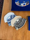 Jewish Prayer Shawl 100  Wool Size 50 With Kippots Velvet Teffilin Tallis Bag