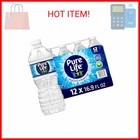 Pure Life Purified Water Bottles  12 Pack - Still Bottled Water Enhanced With Mi