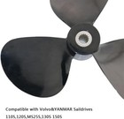 16x15 Saildrive  propeller For Volvo yanmar 110s 120s  Ms25s  130s 17 Tooth