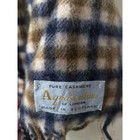 Vintage Aquascutum Of London Pure Cashmere Scarf  Made In Scotland Preppy