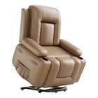 Recliner Chair Power Lift Reclining Sofa W  Heat   Massage   Cup Holder   Pocket