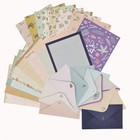 81 Pcs Stationary Paper Envelopes Set 9 Styles Writing Letter Stationery Kits