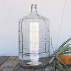 5 Gallon Glass Carboy - Clear Fermenter For Wine And Beer - Italian Glass