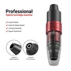 Complete Pro Tattoo Machine Kit Rotary Pen Gun Cartridges Needles Power Supply
