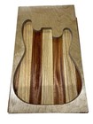 African Mahogany  Swamp Ash Guitar Body Blank 7 Pcs Glued- Free Us Shipping