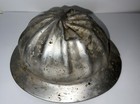 Vintage Super Lite Full Brim Aluminum Hard Hat With Liner  Well Used Life Saver 