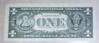 Vintage Error 1969 D  1 Dollar Bill Federal Reserve Note Miscut   Misaligned