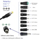 60w Adjustable Voltage 3 To 24v Ac dc Switch Power Supply Adapter 9 Plugs Led