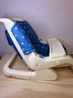 Vintage Infant Rocker Seat Fisher Price Baby Collectible Rare Highchair Reclines