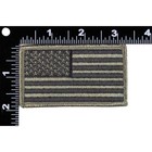 American Flag Patch  Subdued Ucp acu Foliage Green  Hook Fastener Tactical Patch