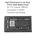 Godox Vb30 Lithium Battery Pack V1pro V1 V100 Ad100pro Round Head Flash V860i   