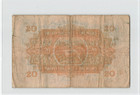 East Africa 20 Shillings   1 Pound 1954  P-35  E42  Qeii Note Circ W  Splits  Y3