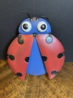 Large Metal Ladybug Wall Art Garden Decor Patio Yard Outdoor Insect Sculpture