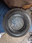 Vintage Firestone Tire And Glass Ashtray 6 2 In    