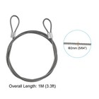 Stainless Steel Cable  2 Pack 5 64  Wire Rope For Deck Railing 3 3ft