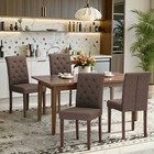 Dining Chairs Set Of 2 4 Kitchen   Dining Room Chairs Set With Solid Wood Legs