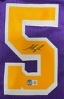 Austin Reaves Signed Los Angeles Lakers Custom Purple Jersey Beckett W Bas Coa
