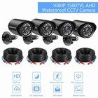 8ch 2mp Dvr 1080p Household Cctv Security Camera System Kit Night Vision Outdoor