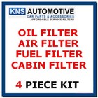 Fits Navara D40 2 5 Turbo Diesel 05-16 Air fuel cabin   Oil Filter Service Kit 
