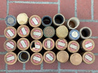 Lot Of 26 Mostly Edison Gold Moulded Wax Cylinder Phonograph Records C  1900