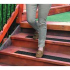 Handi Treads 3 75 In  W  X 30 In  L  Black Non-slip Aluminum Tread Nst633730bkt