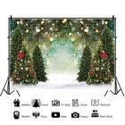 Winter Christmas Tree Photography Backdrop 10x8ft Xmas Party Snowforest