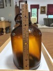 Vintage Clorox Amber Brown Glass 1 Gallon Jug Bottle W  Cap   Loop Handle 11 