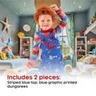 Toddler Chucky Costume Infant Boys Horror Doll Killer Halloween Outfit 0 - 6 Yr