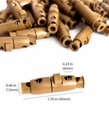 Itw Nexus Double Hole Rotating Detachable Cordloc Cord Lock Stopper Coyote Brown