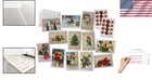 Elegant Antique Style Christmas Card Set - 24 Vintage Cards   Envelopes Included