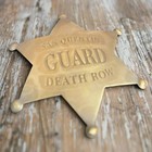 San Quentin Prison Guard Solid Brass Badge