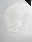 Set Of 2 Vintage Fire-king White Milk Glass Oval Serving Platters Usa 12 