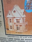 The Tennyson Wood Doll House Kit Model 99 Artply Co Inc Vintage 1980