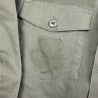 Vintage 1980s Army Button Up Shirt Adult Small Grunge Hipster Punk Military Usa