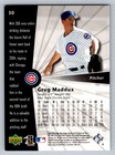  3635 Us Flag Maxi Card On Greg Maddux Trading Card W chicago Il Cancel 