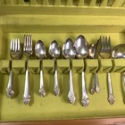 Vtg Oneida 1881 Rogers Silverplate Flatware Plantation Pattern 55pc Silverware