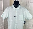 O neill Tame Dobby Short Sleeve Button-up Shirt - Men   s Size Medium - Nwt  49 50
