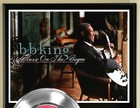 B b  King 45 Platinum Plated Record Display On An Open Air Wood Plaque  02