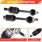 Pair Front Cv Axle Shaft Assembly Rh lh For 2007-2014 Honda Cr-v 2 4l 4wd Fwd