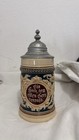 German Stein Beer Cup With Lid  Beautiful Colorful Pictures And Words 