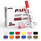Paint Marker Pen 12pcs Multicolor Waterproof Permanent For Tyre Tire Tread Car