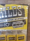Vintage Childs  Double Edge Razor Blade Store Display 10 x 12  Rare 