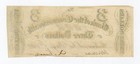 1862  3 The Bank Of The Commonwealth - Richmond  Virginia Note Civil War Era Au