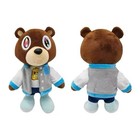 Kanye West Teddy Bear Plush Doll Graduation College Dropout Album Ye Soft Figure