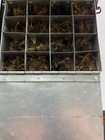 Vtg Custom 3-tier Aluminum Fly Box With Neck Strap Clips     Loaded W  250  Flys